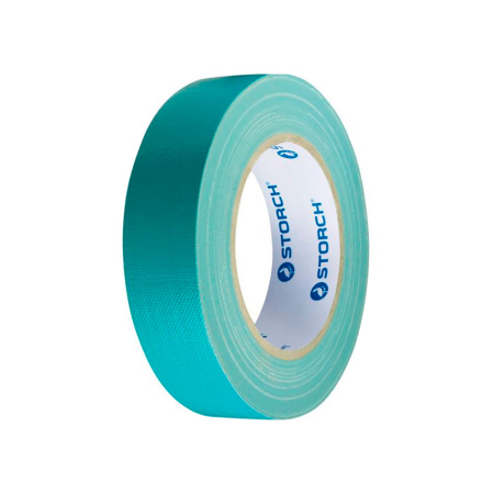 Лента малярная ПВХ Storch Das Hellblaue бирюзовая 25мм x 25м толстослойная. Германия (49 22 25)