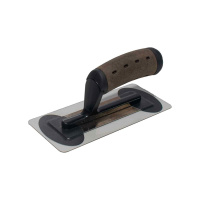 Гладилка из поликарбоната венецианская 200X80X1мм ручка кожа vintage /1262200086-MPLS-1/ Olejnik