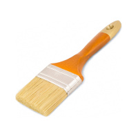 Кисть 80мм (3,15") плоская, толщ.18мм. лакир. дер. ручка. ColorExpert. РФ (81128012)