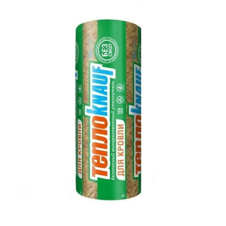 Теплозвукоизоляция ТеплоKNAUF TR037 Aquastatik для Кровли 150х1220х5500мм (6,71 м2) РФ