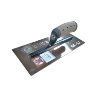 Гладилка для гипса нерж. 305мм, кожа /1277305-MHWL/ Olejnik