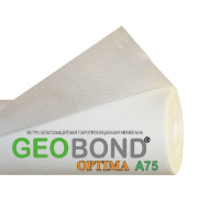 Плёнка ветро-влагозащитная Geobond Оptima A75 подкровельная (70м.кв) ширина 1,6м. РФ  Плёнка ветро-влагозащитная Geobond Оptima A75 подкровельная (70м.кв) ширина 1,6м. РФ