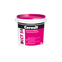 Краска Ceresit CT 54 силикатная фасадная белая 15л/22,5кг. РБ Краска Ceresit CT 54 силикатная фасадная белая 15л/22,5кг. РБ