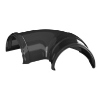 Угол желоба регулируемый 90°-150° ТехноНиколь ПВХ, черный Угол желоба регулируемый 90°-150° ТехноНиколь ПВХ, черный