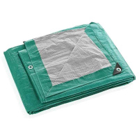 Тент высокопрочный непромокаемый Тарпаулин 120 г/м2. Размер 4х6м. РФ