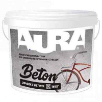 Штукатурка декоративная Aura Dekor «Beton» 0.2мм, серая 16кг, РБ