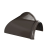 Угол желоба 90° ТехноНиколь ПВХ, темно-коричневый