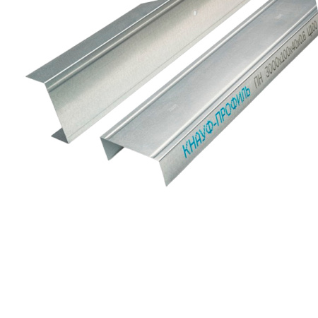 Профиль UW 3000x100x40x0.6 мм Knauf для гипсокартона направляющий (ПН),  РФ