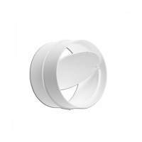 Соединитель для круглых каналов D-125мм с клапоном (12,5СКПО)