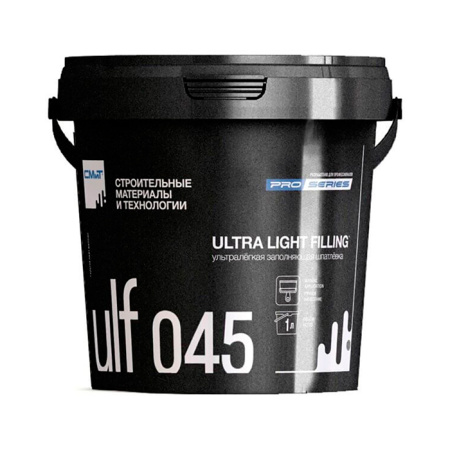 Шпатлевка СМиТ  ULF045 готовая ремонтная ультра легкая, 1л. РФ