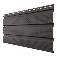 Софит ТехноНиколь полностью перфорированный, пекан, 3м.