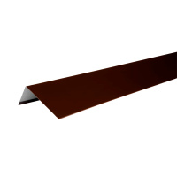 Наличник оконный металлический ТехноНиколь Hauberk, полиэстер, коричневый (RAL 8017) Наличник оконный металлический ТехноНиколь Hauberk, полиэстер, коричневый (RAL 8017)