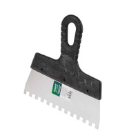 Шпатель фасад. зубчат. нерж.  300мм зуб 6х6 ВОЛАТ, арт.35050-3006 (Россия)