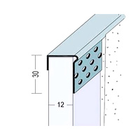 Профиль торцевой ПВХ 12 мм x 3,05м белый. РФ (1767)