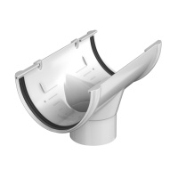 Воронка желоба ТехноНиколь ПВХ, белый Воронка желоба ТехноНиколь ПВХ, белый