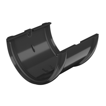 Соединитель желоба ТехноНиколь ПВХ, черный