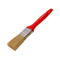 Кисть флейцевая 30мм, толщ.12, светл.щетина, красн.пласт. ручка ColorExpert Китай (81283002)