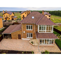 Черепица гибкая ТехноНиколь Фокстрот, дуб (4A4E21-3308RUS), 3м2/уп.