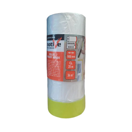 Плёнка укрывочная 1,8x20м. SPEEDY MASK рулон с клейкой лентой. Китай 