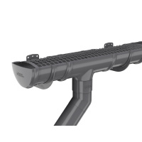 Кронштейн желоба ТехноНиколь ПВХ, серый