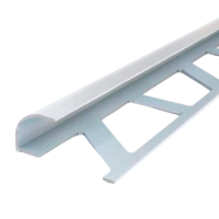 Уголок ПВХ для плитки 7мм. наружный 2,5м.п. белый. РБ