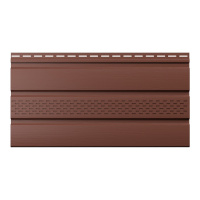 Софит ТехноНиколь частично перфорированный, каштан, 3м.