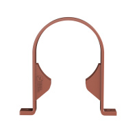 Хомут трубы ТехноНиколь ПВХ, красный