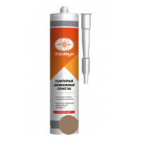 Герметик силиконовый санитарный Тайфун Мастер 120 Тоффи 280мл. Польша Герметик силиконовый санитарный Тайфун Мастер 120 Тоффи 280мл. Польша