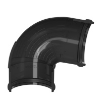 Угол желоба регулируемый 90°-150° ТехноНиколь ПВХ, черный Угол желоба регулируемый 90°-150° ТехноНиколь ПВХ, черный