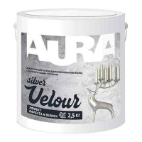 Лакокрасочный материал декоративно-отделочный Aura Dekor «Velour Silver» 2.5кг, РБ