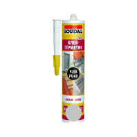 Клей-герметик полиуретановый Soudal Flex PU40 Серый 300мл. Бельгия 