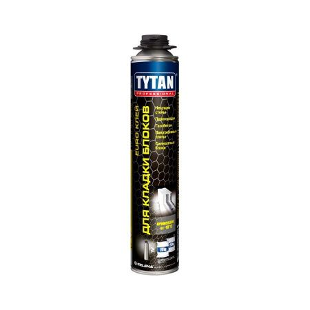 Клей для кладки блоков полиуретановый ТYTAN Professional  GUN 870мл. Турция