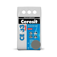CERESIT CE 33 super Композиция для заполнения швов, НВ (фуга, цвет темно-серый) (12)  (Беларусь) 2 к