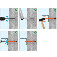 Дюбель рамный RD-H 10х160 с шурупом. Нейлон. ЕКТ. РБ