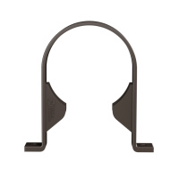 Хомут трубы ТехноНиколь ПВХ, темно-коричневый