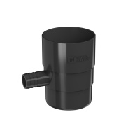 Отвод для сбора воды ТехноНиколь ПВХ, черный Отвод для сбора воды ТехноНиколь ПВХ, черный