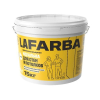 Краска LaFarba для стен и потолков белая ( ВД-АК-201). 15 кг РБ Краска LaFarba для стен и потолков белая ( ВД-АК-201). 15 кг РБ