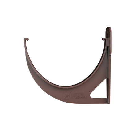 Кронштейн желоба ТехноНиколь ПВХ, коричневый Кронштейн желоба ТехноНиколь ПВХ, коричневый