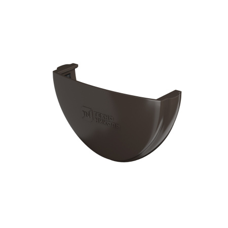 Заглушка желоба ТехноНиколь ПВХ, темно-коричневый Заглушка желоба ТехноНиколь ПВХ, темно-коричневый