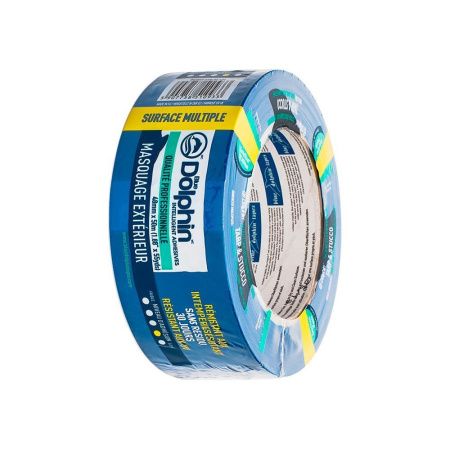 Лента малярная Blue Dolphin ПВХ голубая 48мм x 25м. Польша