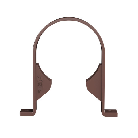 Хомут трубы ТехноНиколь ПВХ, коричневый