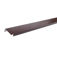 Планка примыкания ТехноНиколь 20*45*15*10*2000мм, коричневый (RAL 8017)
