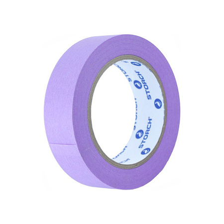Лента малярная Storch Das Schonende сиреневая 25мм x 50м для чувств. оснований. Германия (49 33 25)
