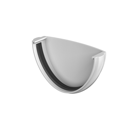 Заглушка желоба ТехноНиколь ПВХ, белый