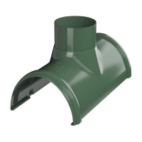 Воронка желоба ТехноНиколь ПВХ, зеленый