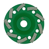 Чашка алмазная 125мм. по бетону и камню. Сегмент-Турбо TCW133 Hilberg. Китай Чашка алмазная 125мм. по бетону и камню. Сегмент-Турбо TCW133 Hilberg. Китай