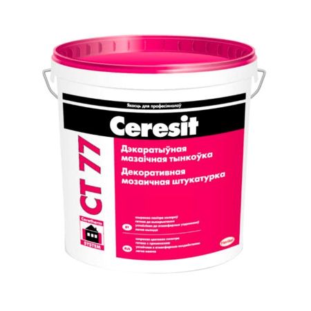 CERESIT CT 77 Базовый компонент для изготовления защ.-отд. мозаичной штукатурки Ceresit CT77 3,57кг
