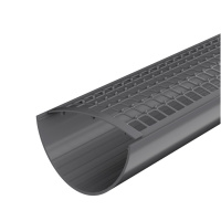 Решетка желоба защитная ТехноНиколь ПВХ, серый, 0.6м.п.