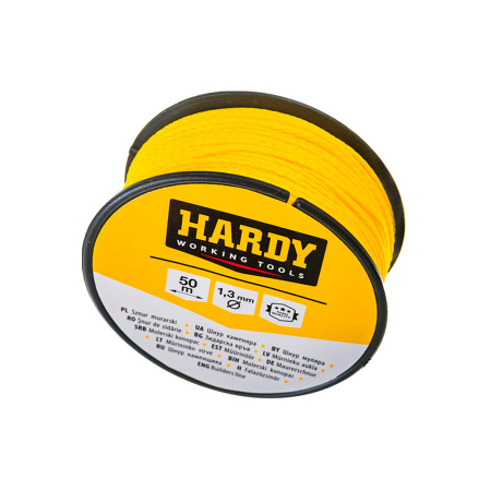 Шнур каменщика Hardy 1,3*50 м. (0720-360516). Польша