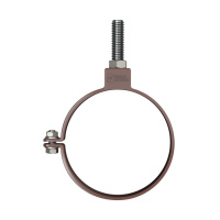 Хомут трубы универсальный ТехноНиколь ПВХ L=140мм, коричневый Хомут трубы универсальный ТехноНиколь ПВХ L=140мм, коричневый